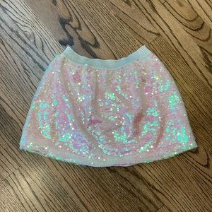 Harley girls sequined skirt. Size 5.
